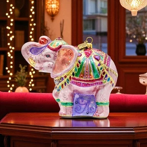 Ornamento opulento elefante Jay Strongwater SDH20129-256 - Foto 1 di 4