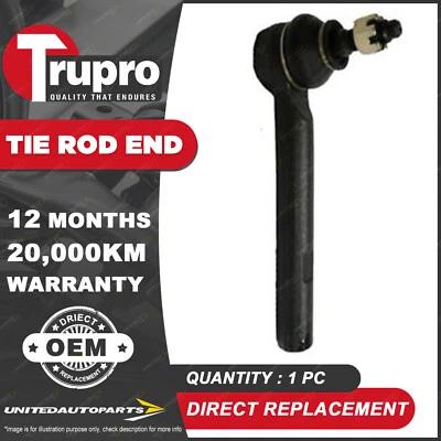 1 Pc Trupro RH Outer Tie Rod End for Lexus Rx330 RX350 MCU38 GSU35 Rx400H MHU38 - image 1 of 3