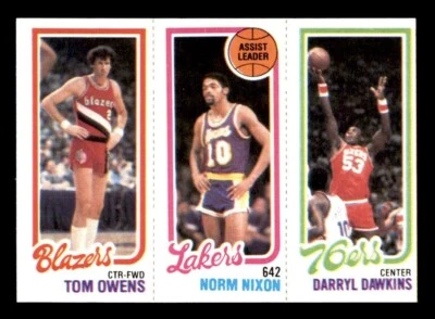 1980 Topps Basketball #123 Owens Nixon Dawkins NM *e1 - Image 1 of 2