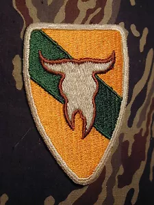 163rd ACR Panzerkavallerie Regiment Montana Nationalgarde Farbe Schulteraufnäher - Bild 1 von 2