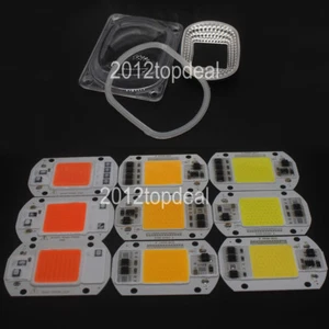 LED COB Grow Chip LED + Linsenreflektor 50W 30W 20W 110V/220V für LED Flutlicht - Bild 1 von 6