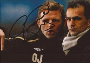 SWANSEA: GRAEME JONES SIGNED 6x4 ACTION PHOTO+COA - Bild 1 von 1