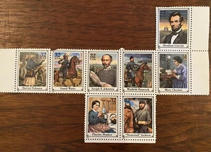 Estampillas de la Guerra Civil 1994, 32 ¢, conjunto incompleto de 8 - Imagen 1 de 12