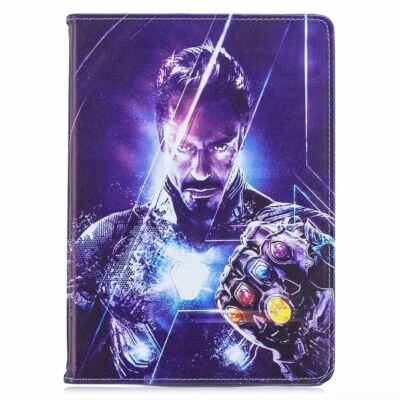 For iPad Mini 1 2 3 4 5 Iron Man Avengers Marvel Superhero Smart Case Cover - Image 1 of 4