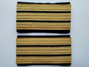 EAST GERMANY VOLKSMARINE NAVAL OFFICERS RANK BADGES KORVETTEN KAPITAN. - Picture 1 of 1