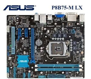 Placa Base ASUS P8B75-M LX Socket 1155 DDR3 PCI-E 3.0 SATA6 VGA DVI USB3.0