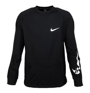 Nike Youth DRY Comfort Fleece Kid Black Training Casual Tee Shirts CU9128-010 - Picture 1 of 1