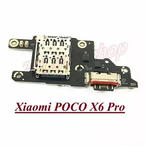 OEM DC Charging Port Dock Mic Connector Jack Sim Board For Xiaomi POCO X6 Pro 5G - Picture 1 of 4