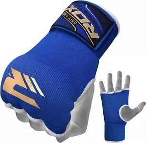 RDX Inner gloves boxing bandage Large Size BLUE - Picture 1 of 2