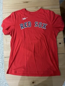 Nike MLB Boston Red Sox David Ortiz Men’s Medium T-Shirt Jersey 34 Red - Picture 1 of 3