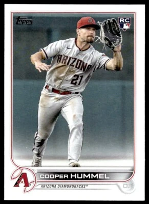 2022 Topps Update ROOKIE Cooper Hummel Rookie Arizona Diamondbacks #US314 R19 - Image 1 of 2