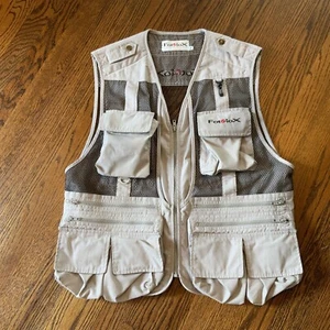 Vintage FOTODIOX Photography Photographers Vest Sz Large Full Zip Multi-pocket - Picture 1 of 12