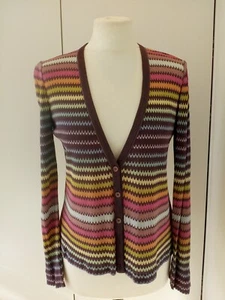 Cárdigan Missoni Micro Zigzag - etiqueta naranja - Imagen 1 de 6