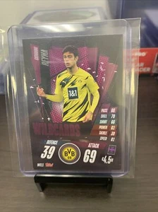 2020-21 Topps Match Attax Giovanni Reyna Wildcards Insert #WC11 Dortmund BVB - Picture 1 of 2
