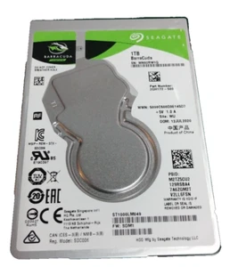 Seagate BarraCuda 2,5" 7mm Laptop Festplatte, 1TB - ST1000LM049 - Bild 1 von 2