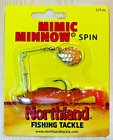 Northland Fishing MIMIC MINNOW® SPIN, Gold Shiner, 1/4 oz., #2/0 Hook, 2-1/2"
