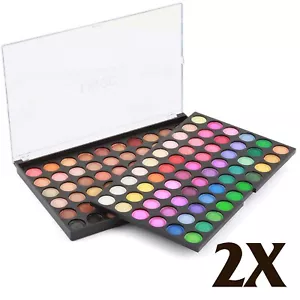 2X LaRoc ® 120 Colours Eyeshadow Makeup Palette - Fusion Tones - Picture 1 of 4