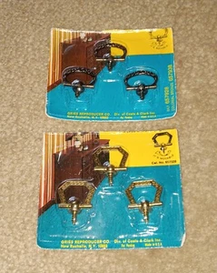 Mid Century Modern Gries Reproducer Colonial Frame Screw Rings Pulls Hardware - Picture 1 of 3