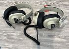 Lot of 2 Califone 2924AV-P Over The Ear Mono Headphones Coiled Cord - FREE SHIP