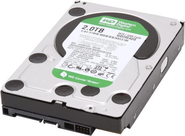 WD20EADS 2TB 7.2K SATA 3.5" HDD – Western Digital Enterprise Hard Drive - Image 1 of 1