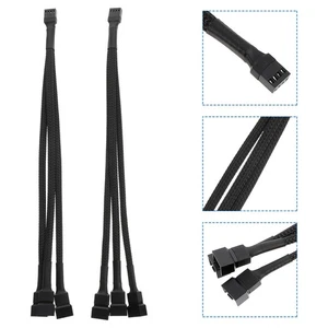  2 PCS Expansionskabel Der Lüfterschnittstelle Draht Für Lüfterkabel - Afbeelding 1 van 12