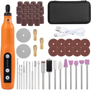 Batteria Multifunzione Con Luce a LED, 3 Marce (5000 – 15000 Rmp), Mini Drill Da - Foto 1 di 12