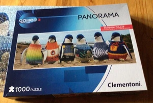 Puzzle Clementoni 1000 Teile Panorama - Pinguin Pullis Galileo - Bild 1 von 2