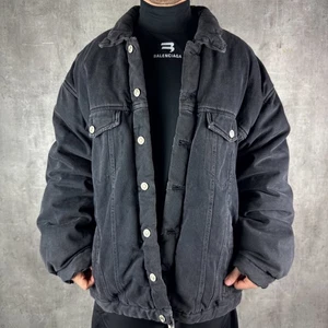 BALENCIAGA Padded Japanese Denim Jacket Worn By Kanye, Shai RARE - Picture 1 of 11
