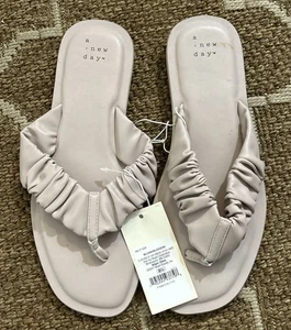 Chanclas para mujer A New Day Blush, flor, espuma viscoelástica, talla 8,5, nuevas con etiquetas - Imagen 1 de 9