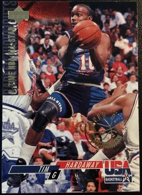 Tarjeta de Tim Hardaway #18 1994 Upper Deck Gold Medal All-Star! A21 Foto 1 de 2