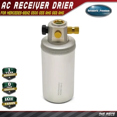 Secador receptor AC de alumínio AC para Mercedes-Benz W463 G500 G550 G55 AMG G63 AMG - Imagem 1 de 4