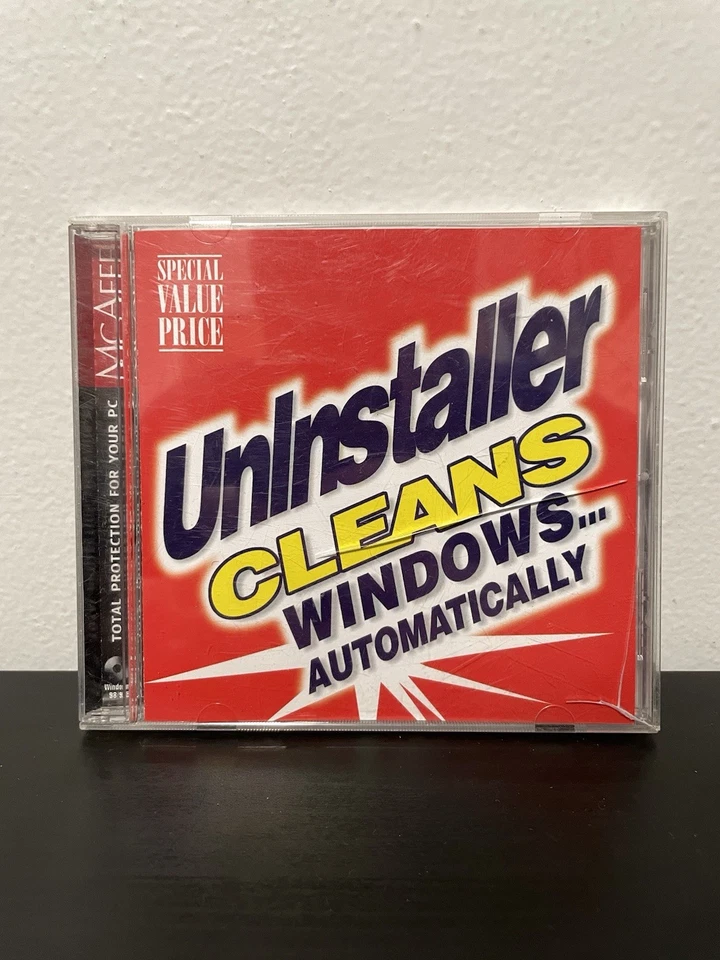 McAfee Uninstaller CD Cleans Windows Automatically 95 / 98 PC Computer Software - Image 1 of 4