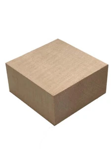 Flame Hard Maple Bowl Blank 4"x4"x2" Turning Wood Lumber Block- Free US Shipping - Picture 1 of 4