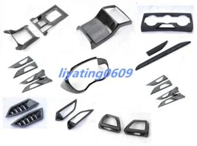 Kit de decoración interior 21 piezas grano madera negro para Subaru Forester 2019-2022 Foto 1 de 4