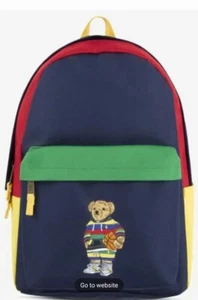 Polo Ralph Lauren BEAR Backpack Bag - Picture 1 of 3