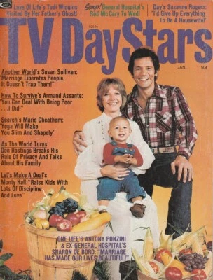 TV Day Stars Jan 1975 SHARON DEBORD-ANTONY PONZINI-MARIE CHEATHAM-SUZANNE ROGERS - Image 1 of 3