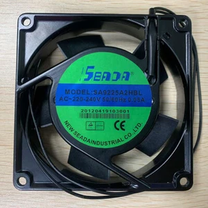 1PCS New SEADA SA9225A2HBL Cabinet Cooling Fan 9225 AC220-240V 0.05A 9CM 2Pin - Picture 1 of 1