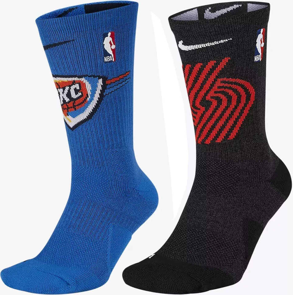 NWT Nike Elite NBA Basketball Team Crew Socks DRI-FIT Cushioned Men Women - Image 1 of 1