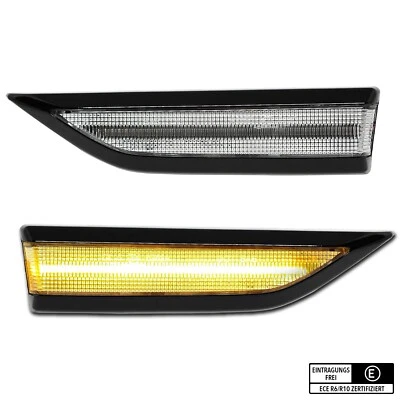 WEISSE LED Seitenblinker VW Caddy IV 4 (Typ: SA) 2015- Klavierlack - Bild 1 von 4