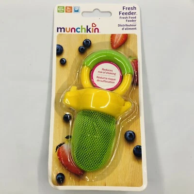 Alimentador de alimentos frescos Munchkin - Sin BPA, verde/amarillo 6+ meses Foto 1 de 4