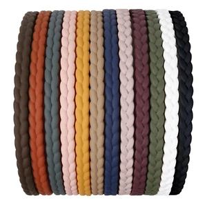 7Mm Thin Headbands for Women, 12 Pcs Plastic Headband with Teeth Head Bands Comb - Picture 1 of 7