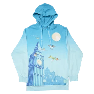 Loungefly Disney Peter Pan You Can Fly Hoodie Glow in Dark S-Small - Picture 1 of 4