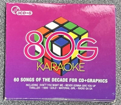 DEMON MUSIC - 80'S Karaoke 3x CD+G Thriller, 1999, Gold, Radio Ga Ga Etc Etc E01 - Image 1 of 2