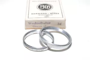 B+W Germany Aufsteck A34 Wechselfassung / Filterhalter 34mm (sehr gut) - Bild 1 von 4