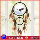 Animal Handmade Dream Catcher With Feathers Car Wall Hanging Decor Eagle
