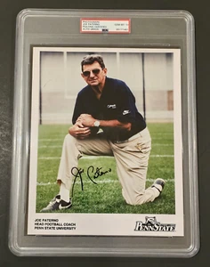 Coach JOE PATERNO Signed 8x10 Photo-PENN STATE NITTANY LIONS-PSA 10 Auto - Picture 1 of 7