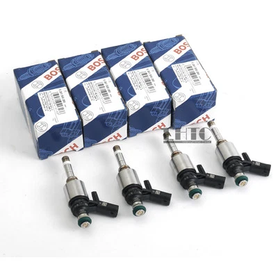 4x Inyectores de combustible Bosch Jet para VW Golf Passat AUDI A3 A4 A5 A6 TT 1.8 TFSI CJEB Foto 1 de 4