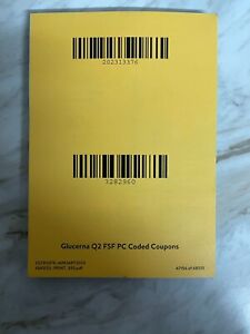 Abbot Lab Glucerna FSF PC Coded Coupons 25 Sheet Booklet 25 x $3.00 Off 3/31/24