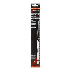 Abracs Expert Wood/Metal Reciprocating Saw Blade 300mm x 19mm x 1.25mm- 5 Pack - Picture 1 of 1