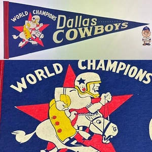 1971 Dallas Cowboys Texas Cowboy Pennant NFC Nfl Football 12x29 Super bowl - Picture 1 of 15